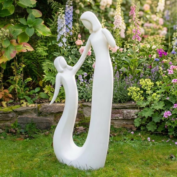 Large Circle of Love Garden Statue