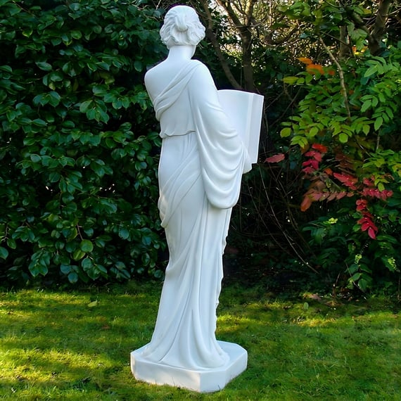 Extra Large Rosemary Garden Statue Rear View