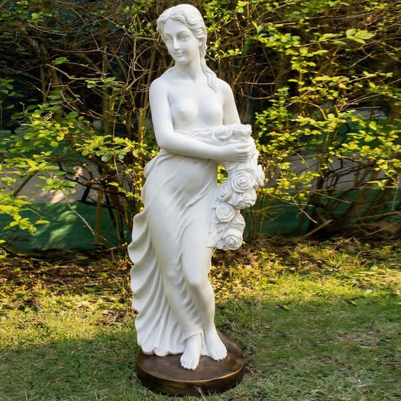 Large Iris Goddess Garden Statue