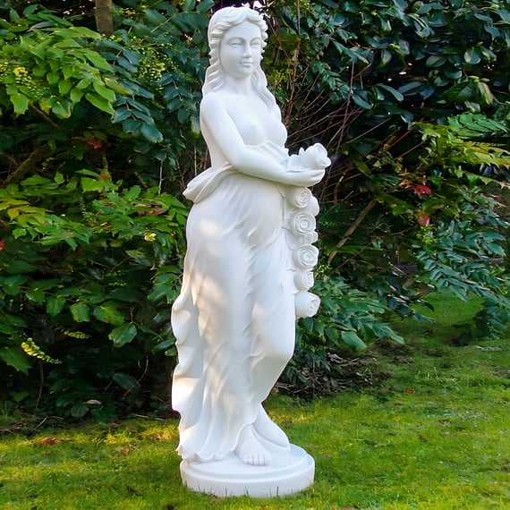 Small Iris Goddess Garden Statue