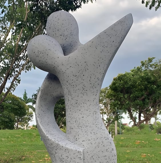 Romance Garden Ornament in Granite