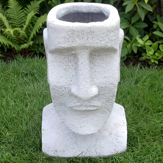 Easter Island Garden Planter Granite