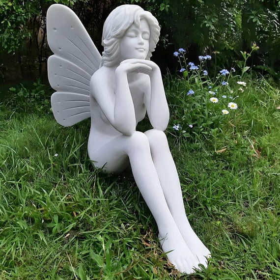 Sitting Fairy Garden Ornament