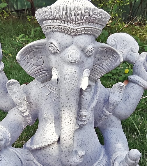 Ganesha Garden Statue in Granite