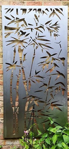 Bamboo Steel Decorative Wall Art
