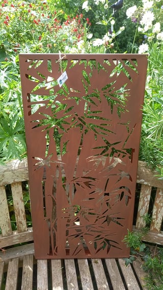 Bamboo Steel Decorative Wall Art