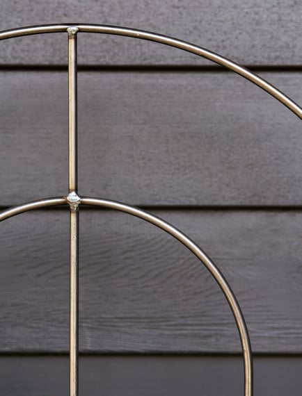 Barrington Wall Trellis Large Raw Metal Border Planting