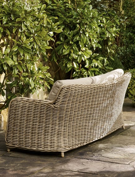 lechlade pe rattan sofa set natural handwoven outdoor furniture