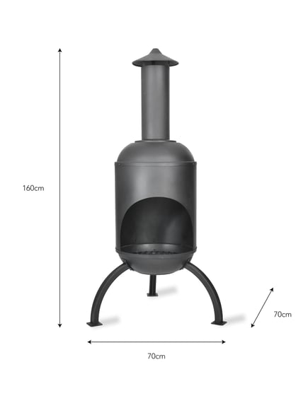 Bould Garden Chimenea Dimensions