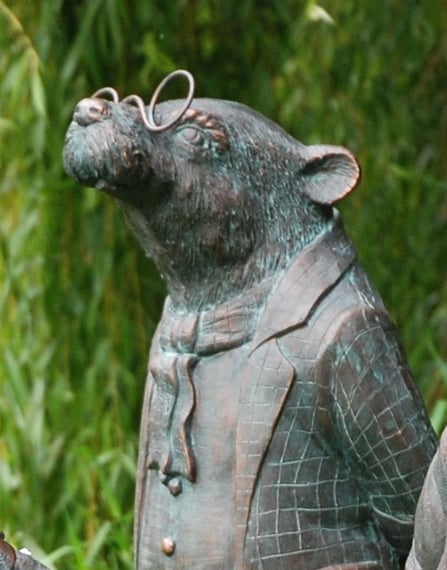 Badger Tales From The River Bank Metal Ornament