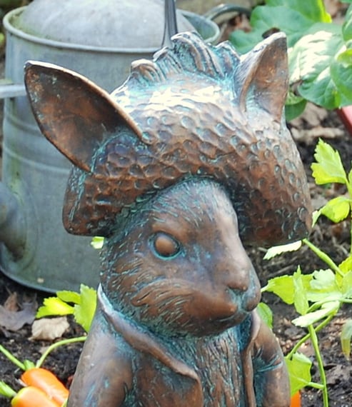 Benjamin Bunny Beatrix Potter Metal Ornament