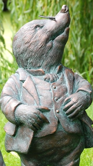Mole Tales From The River Bank Metal Ornament