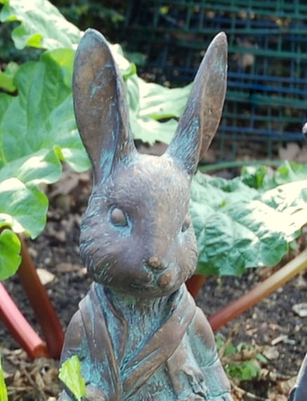 Peter Rabbit Beatrix Potter Metal Ornament