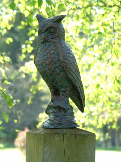 Long Eared Owl Metal Garden Ornament original product photo