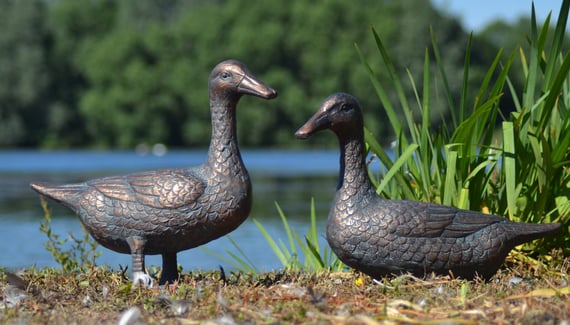 Set of Ducks Metal Garden Ornament original product photo
