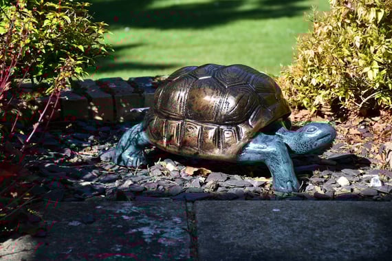 Small Tortoise Metal Garden Ornament