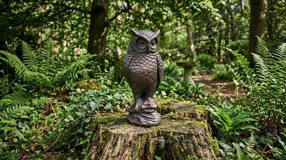 Long Eared Owl Garden Ornament Large