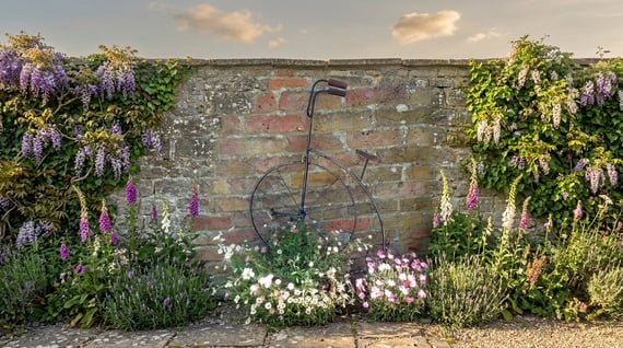 Penny Farthing Vintage Decorative Garden Wall Art