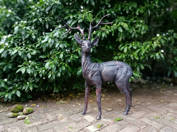Stag Buck Garden Sculpture Ornament Extra Large