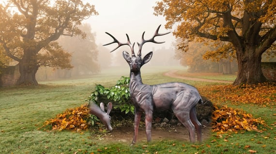 Stag Buck Garden Sculpture Ornament Extra Large
