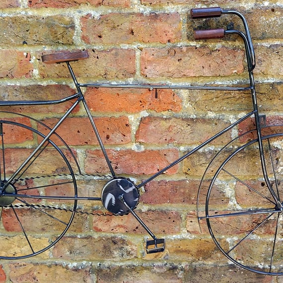 Vintage Bicycle Decorative Garden Wall Art