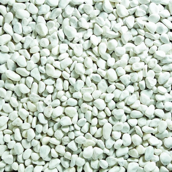 Pearl White Decorative Cobble Stones