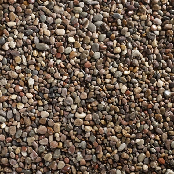 Scottish Tweed Decorative Pebbles Stones Wet