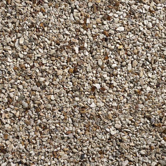 Yorkshire Cream Gravel Chippings Wet