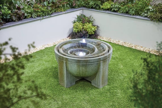 Fossil Stone Garden Water Feature