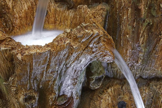 Monterey Falls Stone Water Feature Detail