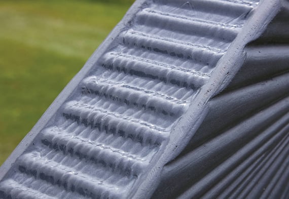 Sunburst Stone Water Feature Ridge Detail