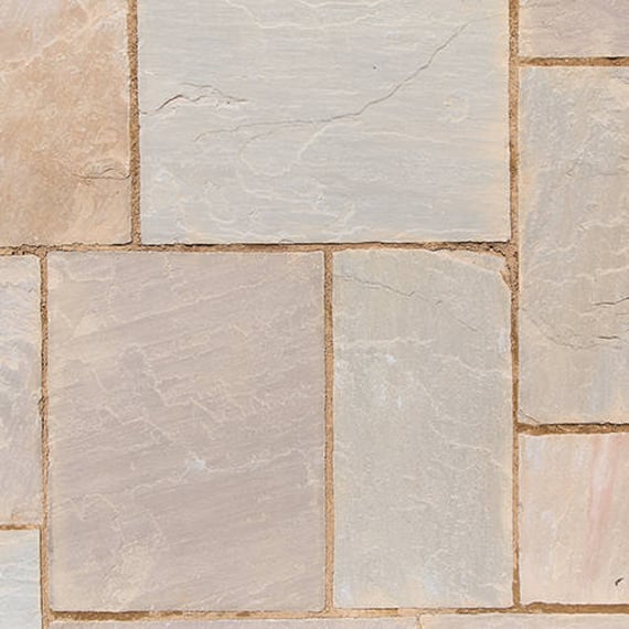 Cornfield 15.3m Natural Sandstone Garden Patio Kit