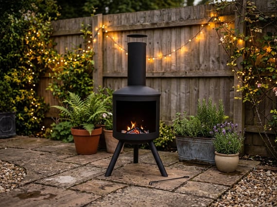 Barola Steel Chimenea