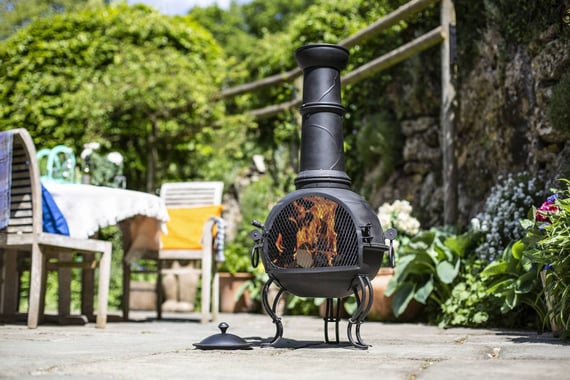 Large Murcia Chimenea with Grill