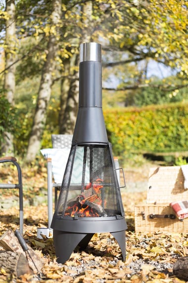 Medium Colarado Mesh Steel Woodburning Chimenea