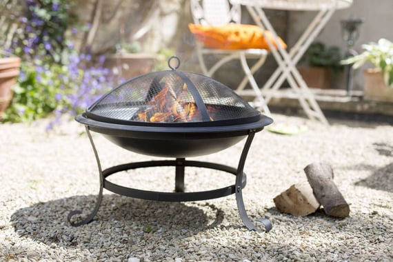 Albion Steel Garden Firebowl
