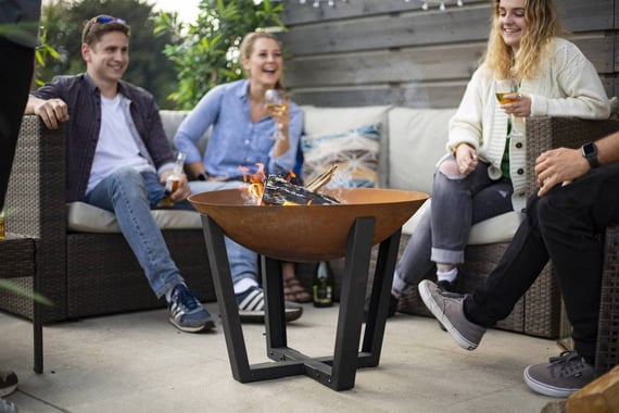 Medium Icarus Cast Iron Patio Firepit