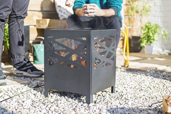 Minnosota Steel Firebasket Woodburner