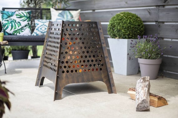 Osiris Steel Patio Firebasket