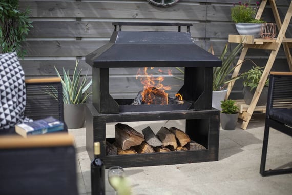 Stonehurst Steel Outdoor Fireplace Burner