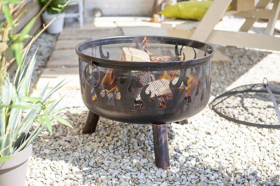 Wildfire Steel Firebowl and Grill BBQ