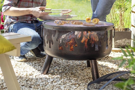 Wildfire Steel Patio Firebowl and Grill