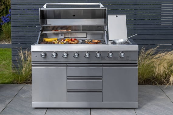 Norfolk Grills Absolute 6 Burner Gas Barbecue Kitchen Garden