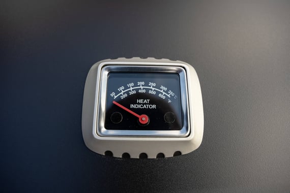 Norfolk Grills Atlas 4 Burner Gas Barbecue Temperature Gauge