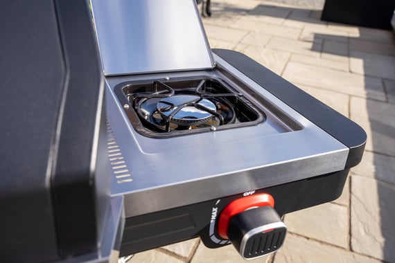 Norfolk Grills Infinity 5 Burner Gas Barbecue Side Burner