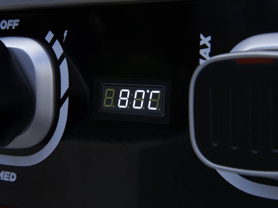 Norfolk Grills Sola Electric Barbecue Temperature Control