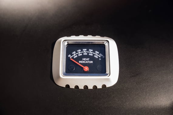 Norfolk Grills Vista 2 Burner Gas Barbecue Temperature Gauge