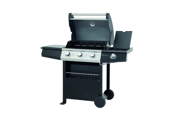 Vincent 3 + 1 Burner Gas BBQ Grill