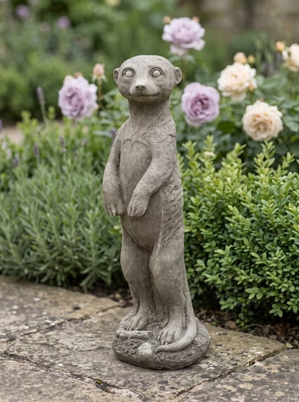 Stone Meerkat Statue