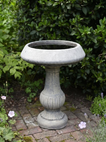 Victorian Stone Birdbath